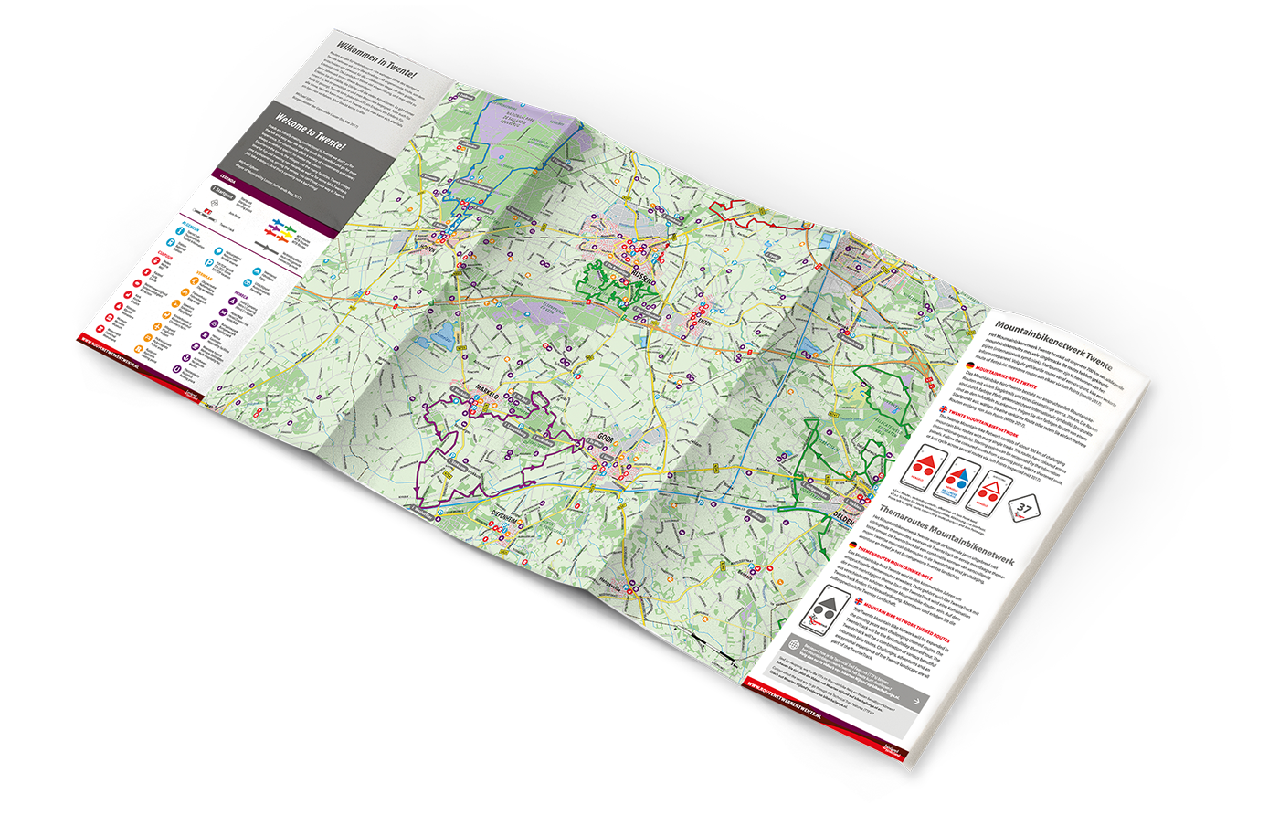 RT-routekaart uitgevouwen