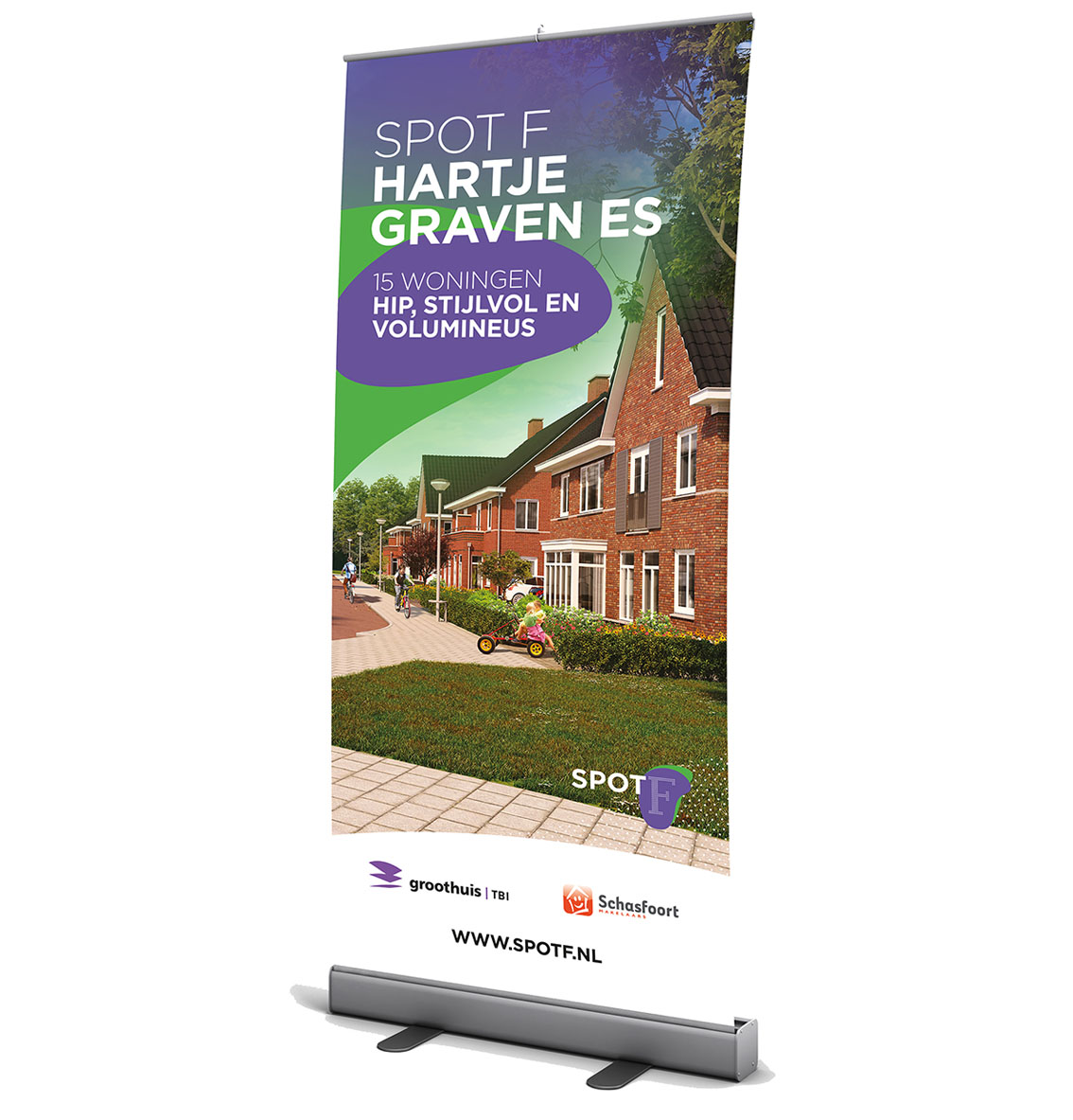 SPOT F-rollbanner